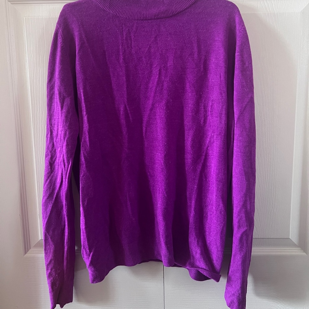 Purple sweater. - Picture 2 of 3